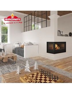 Paris 70 EI - Chimenea de Leña Insertable - ESANGAR ✔ 2